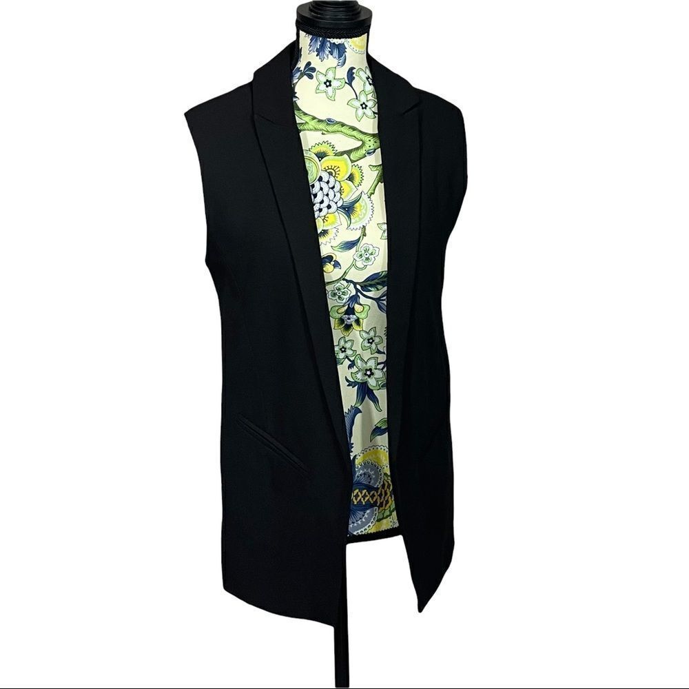 Another Story Black/Black Lace Vest Size S